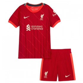 Camisolas de futebol Liverpool Criança Equipamento Principal 2021/22 Manga Curta